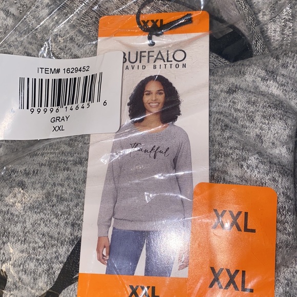 Woman’s XXL Banded hem top! “Thankful “ *nwt - Picture 6 of 7